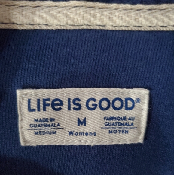 Life is Good Women's Simply True Fleece Zip Hoodie - Retro Sunburst Size Medium - Picture 11 of 16